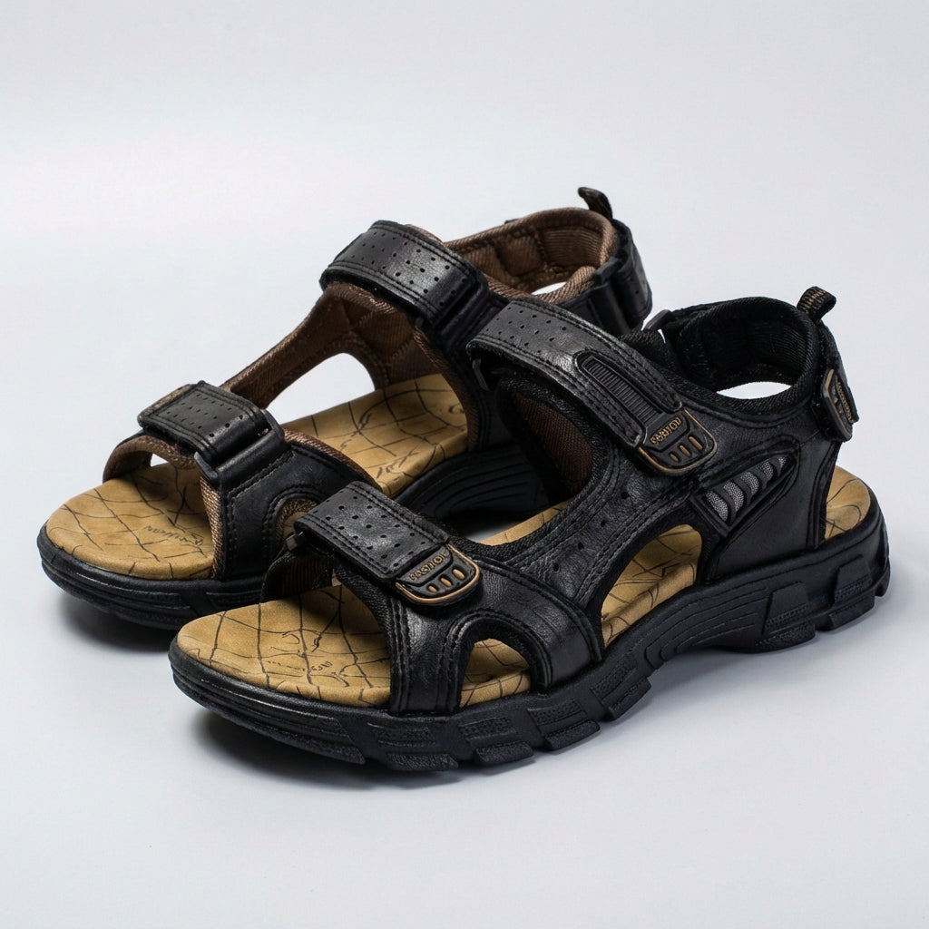 MIGUEL – Sandalias ortopédicas perforadas para hombre