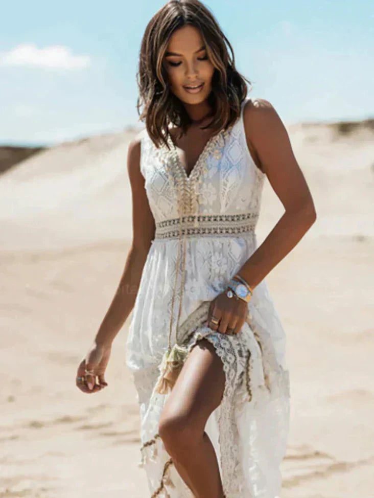 VALERIA – Vestido boho de encaje para mujer