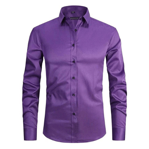 Ethan | Camisa Moderna Elástica para Hombre, Antirarrugas, Corte Ajustado 9