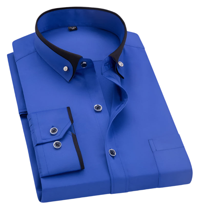 Ethan | Moderno Camisa de Hombre con Cuello en Contraste 5