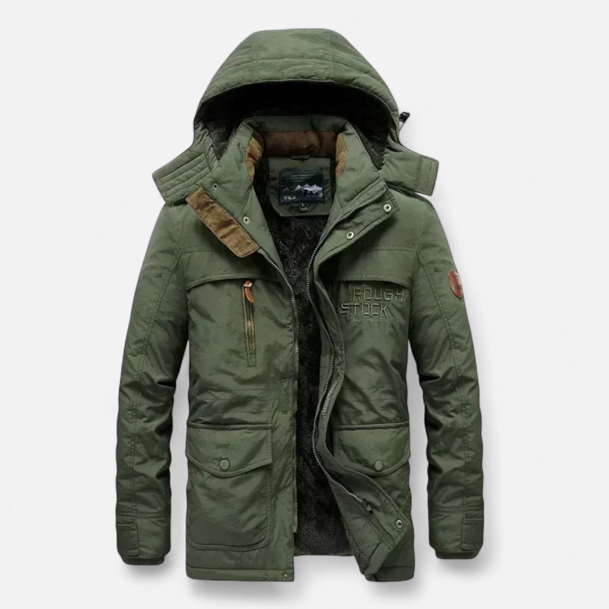 Fernando | Parka Larga Impermeable de Invierno para Hombre con Capucha 6