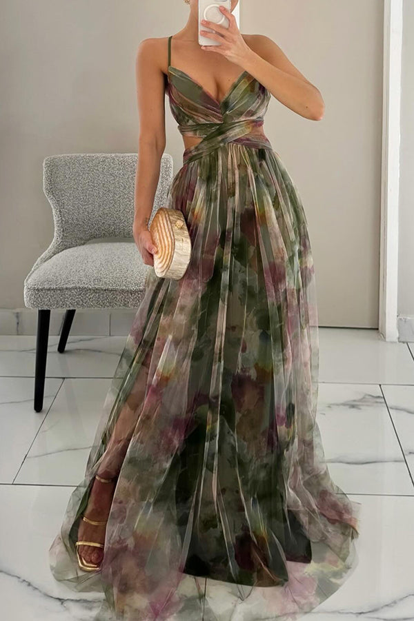 Vestido Largo Floral Elegante con Caída Fluida | Diseño Romántico para Mujer 7