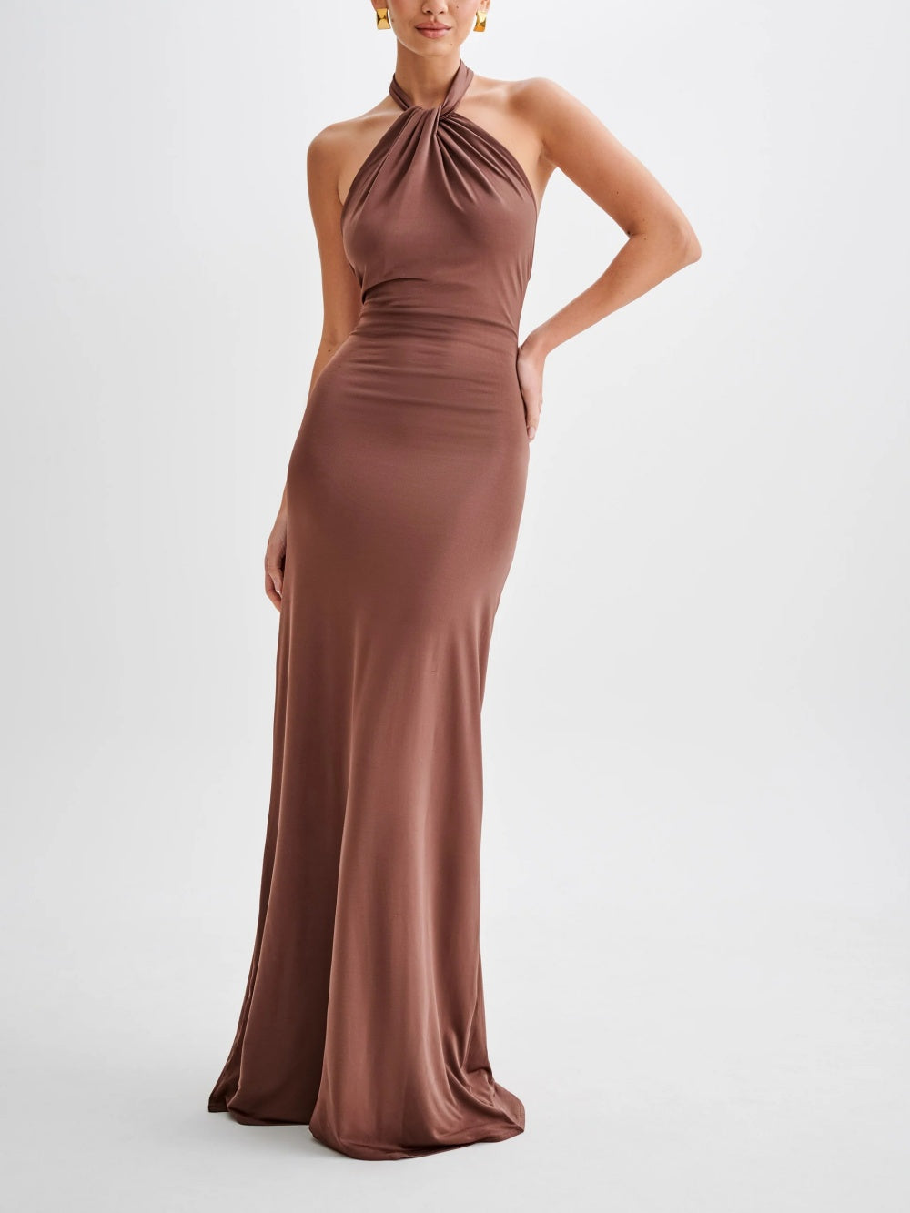 Vestido Largo Mujer | Halter Elegante con Espalda Descubierta | Ideal para Fiesta y Eventos Especiales 5