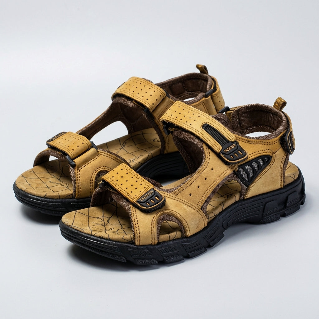 MIGUEL – Sandalias ortopédicas perforadas para hombre