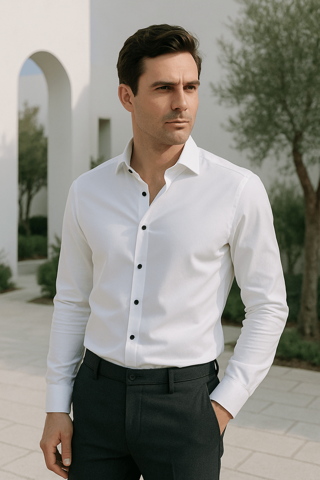 Ethan | Camisa Casual Elástica y Elegante para Hombre - Noa Lagos