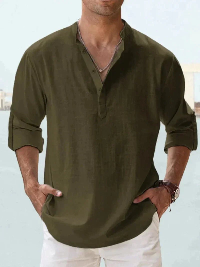 GABRIEL – Camisa de lino elegante y confortable para hombre