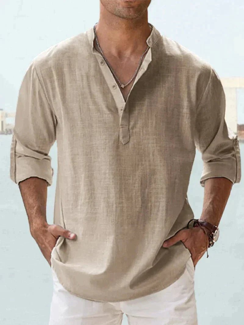 GABRIEL – Camisa de lino elegante y confortable para hombre