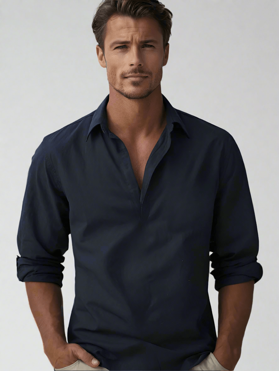 Gino | Camisa de Lino Elegante y Confortable para Hombre - Noa Lagos