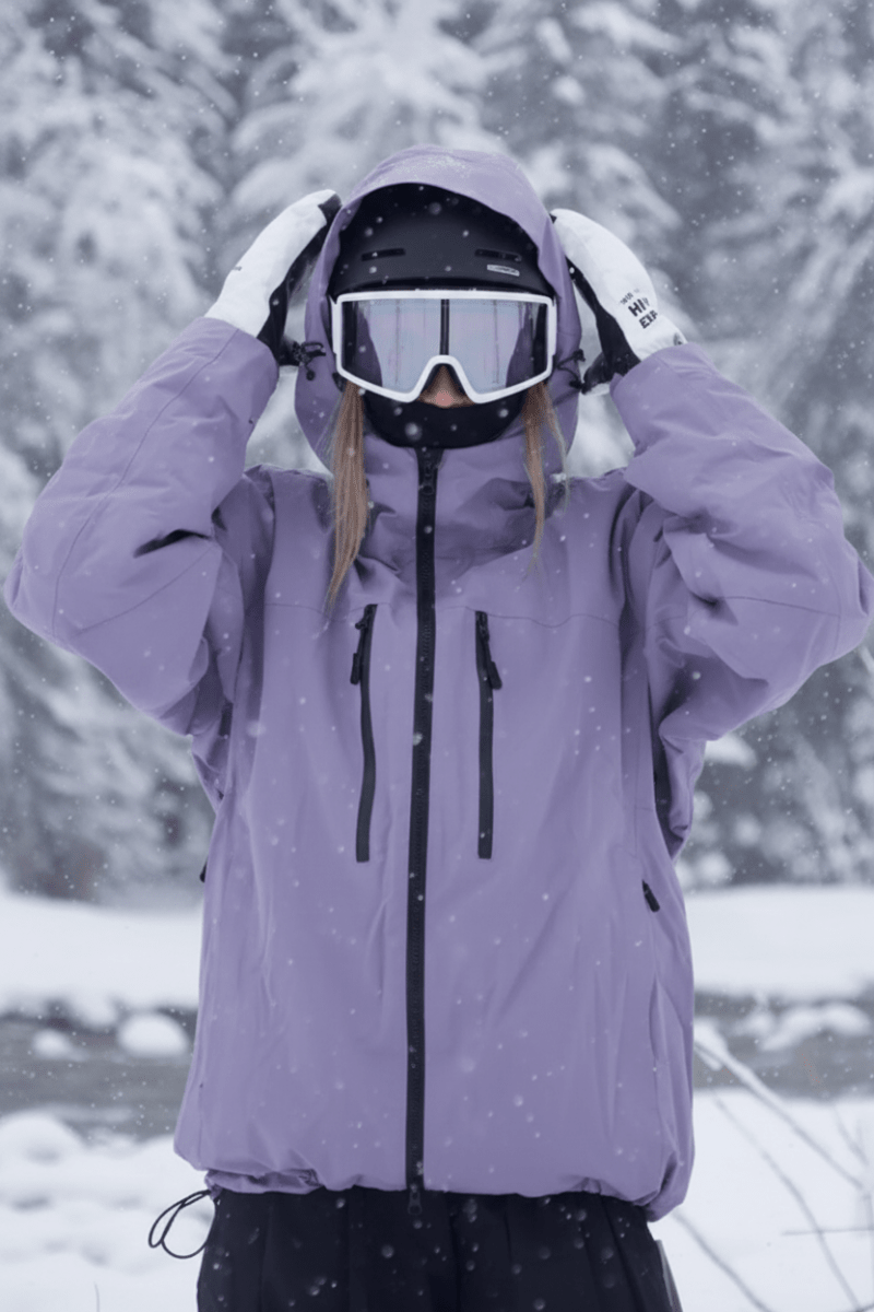 Chaqueta GLACYON en color negro para nieve y frío intenso