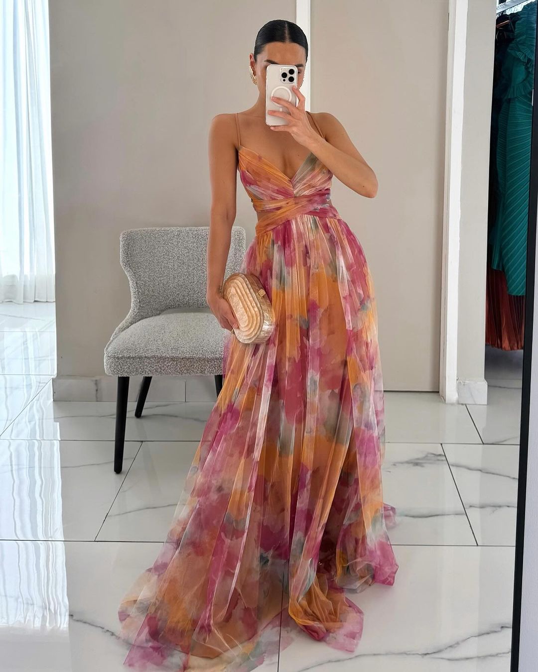 Sofia | Vestido Largo Floral Elegante para Mujer Verano - Noa Lagos