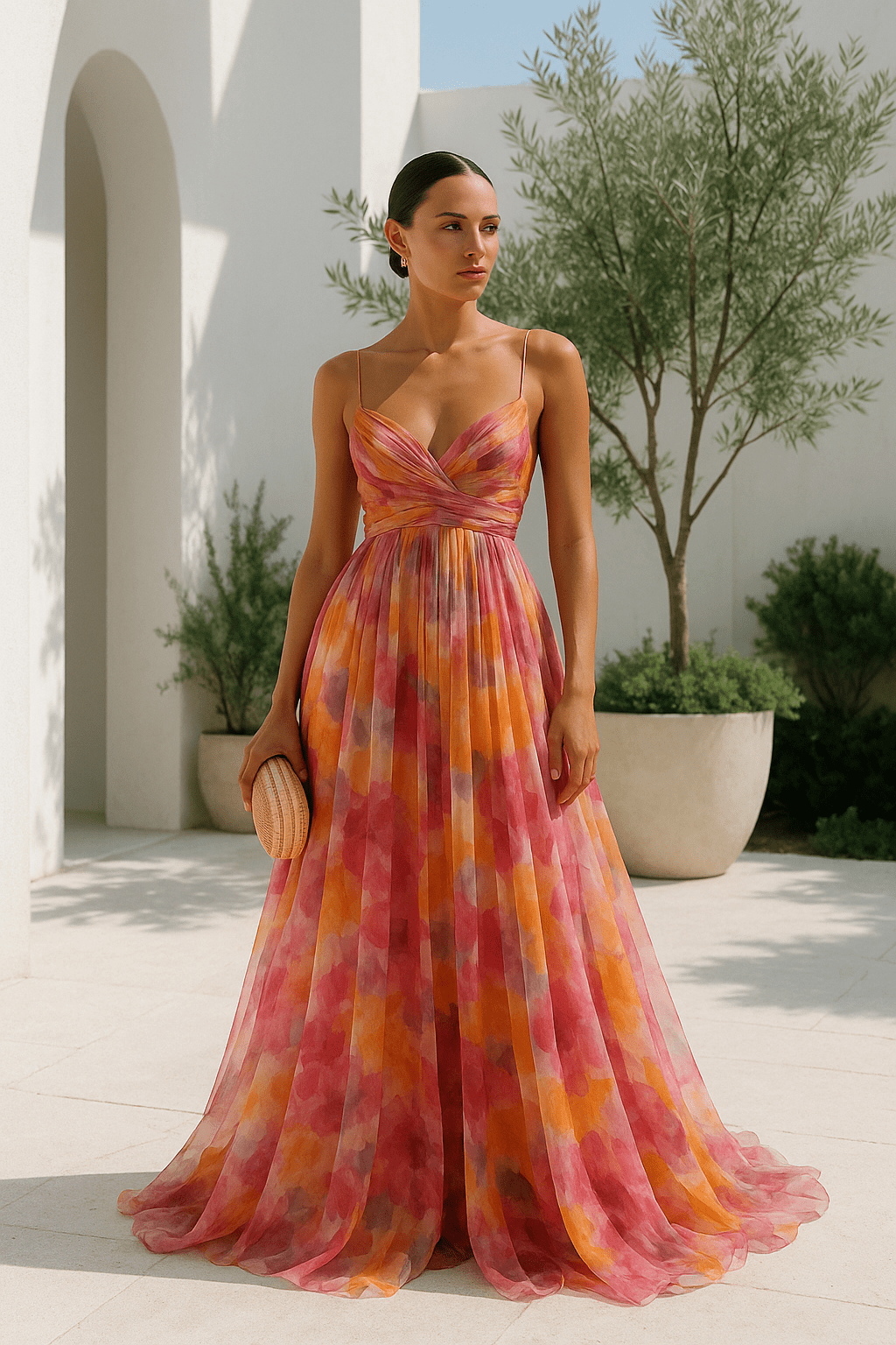 Sofia | Vestido Largo Floral Elegante para Mujer Verano - Noa Lagos