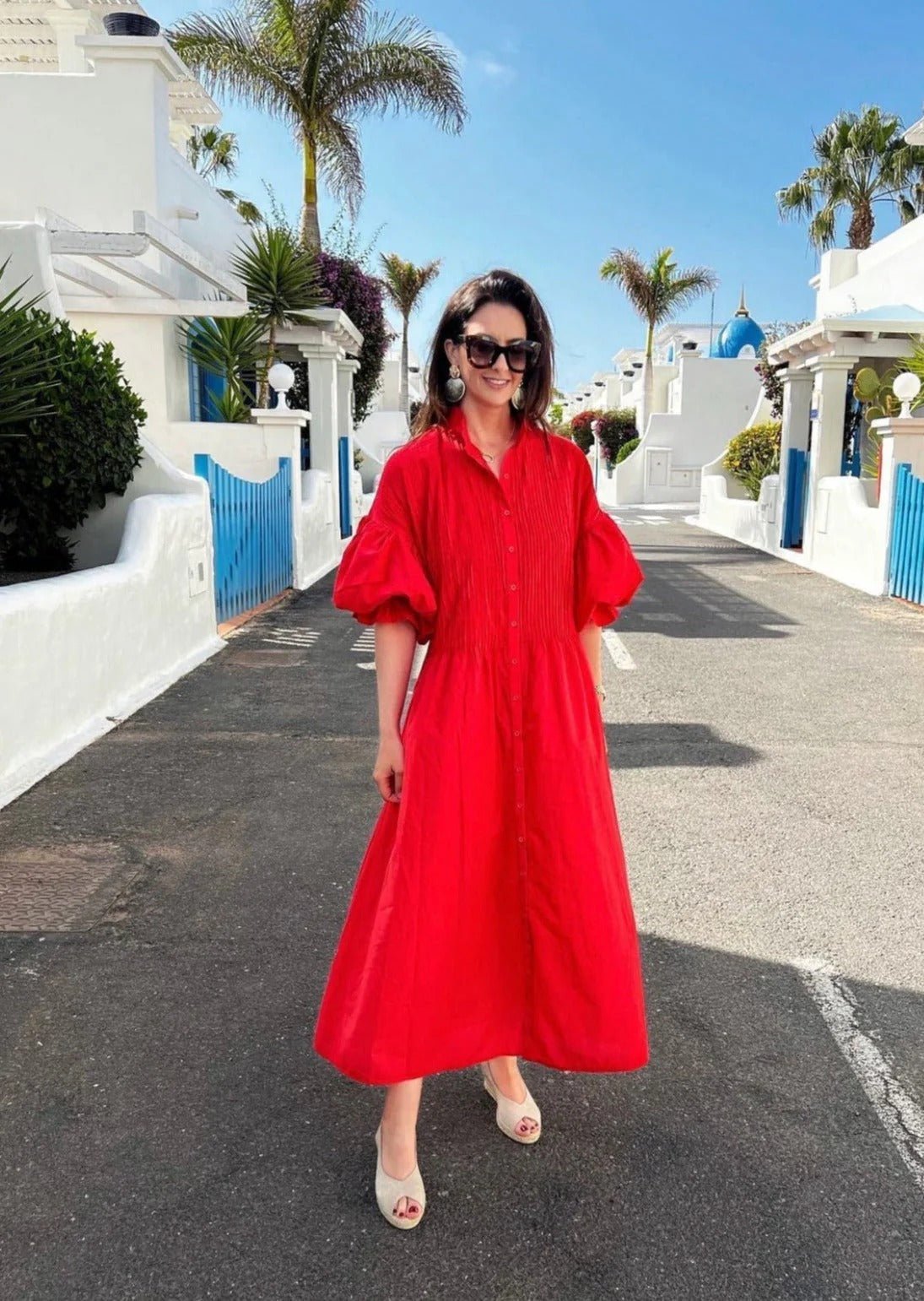 Sophia | Elegante Vestido Largo Rojo - Noa Lagos